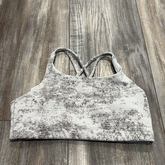 ATHLETA Girl Upbeat Sports Bra Fog Gray size XXL/16 - Picture 2 of 7